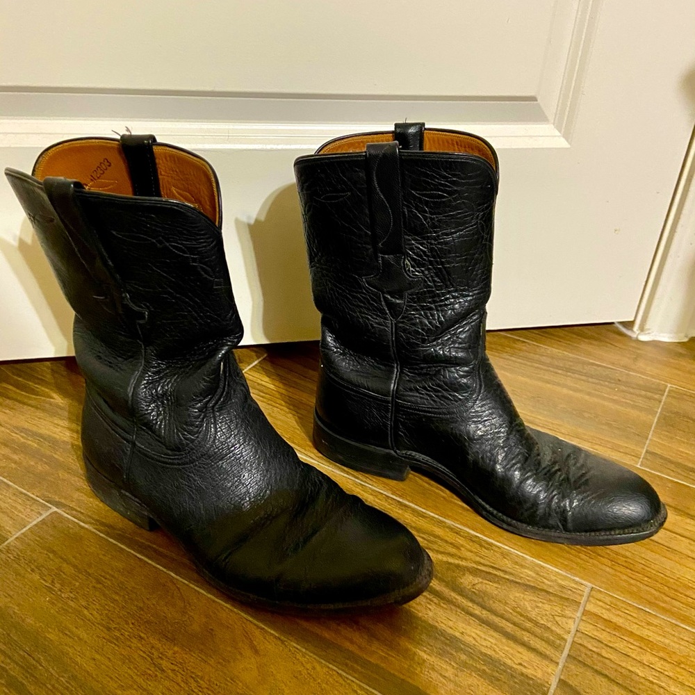 Justin, Smooth skin Ostrich men’s boots